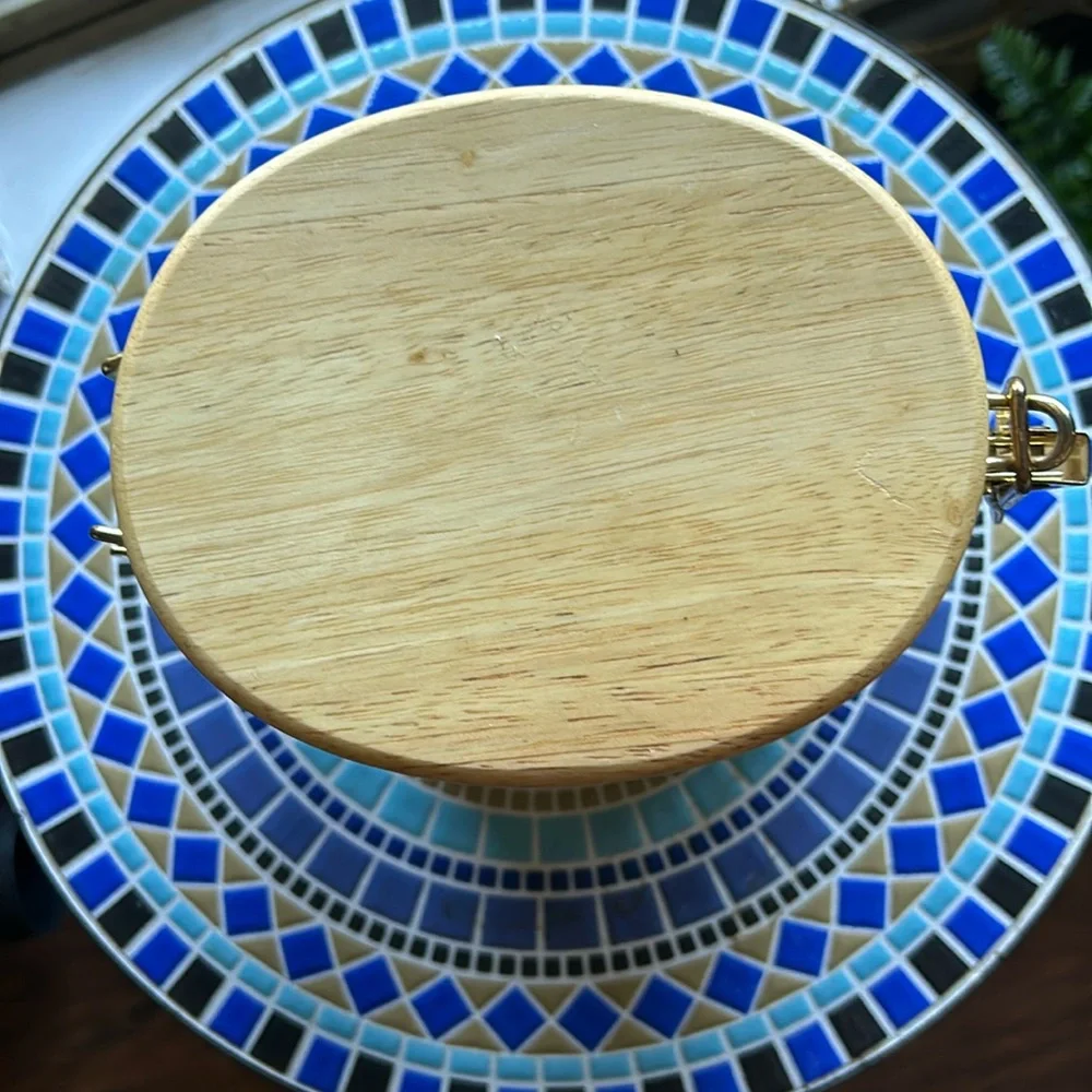 VINTAGE CANISTER LOCKING LID RAISED FRUIT DESIGN